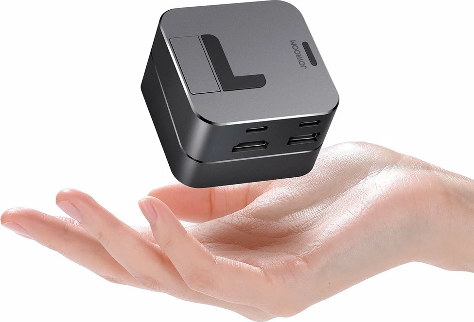 Multifunkcijski HUB za MacBook Pro, 8 vrat, Thunderbolt 3, siv, Joyroom S-H121