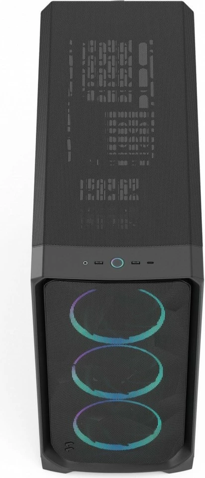 Ohišje Meshify 3 XL Fractal Design, tower, RGB, črno, kaljeno steklo