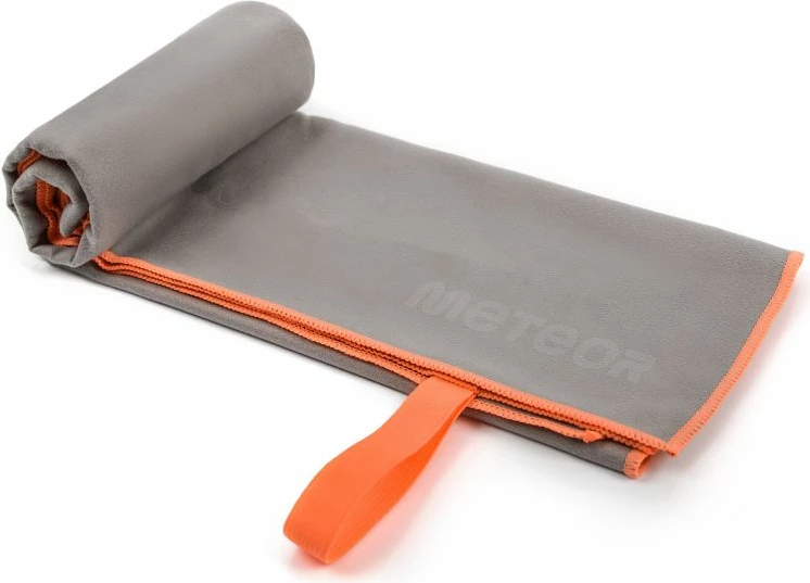 Hitrosušeč mikrovlakneni brisača Meteor, siv, velikost M