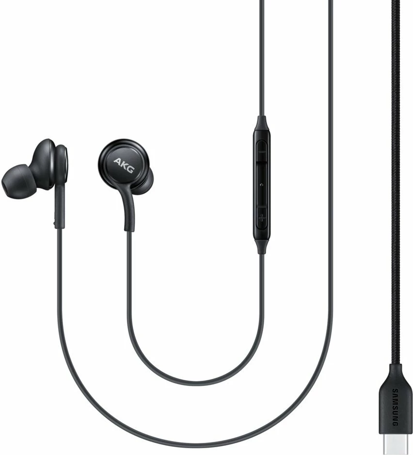 Žične slušalke Samsung AKG EO-IC100BBEGEU, USB-C, črne