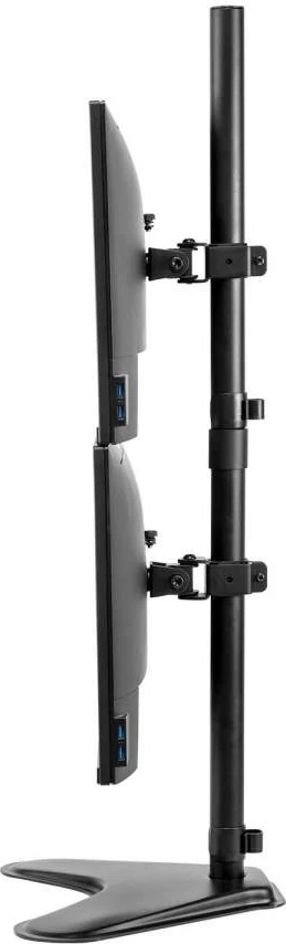 Stojalo za dva monitorja Fellowes Ergonomics - navpična nosilna roka