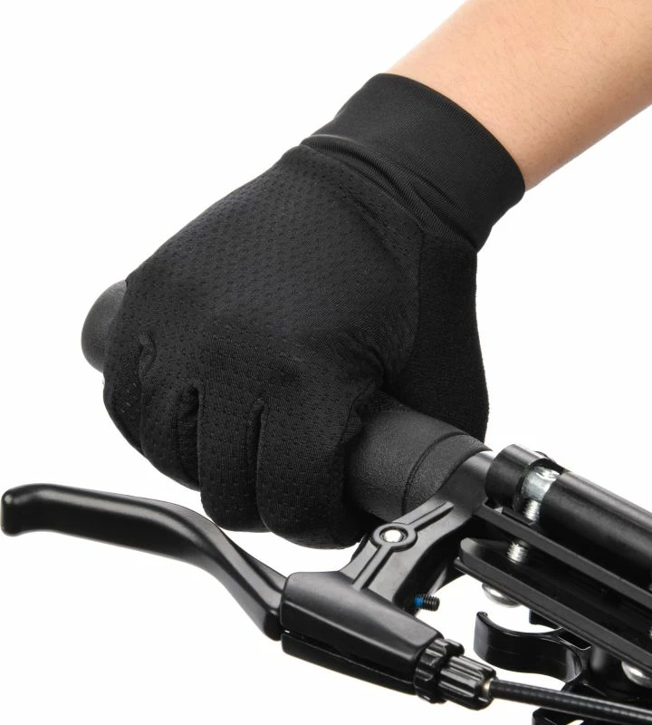 Kolesarske rokavice Full MX100 Meteor, velikost M, črne, unisex