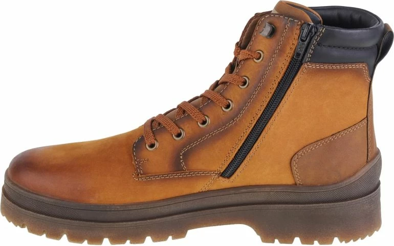 Visoke moške škornje Rieker, rjava