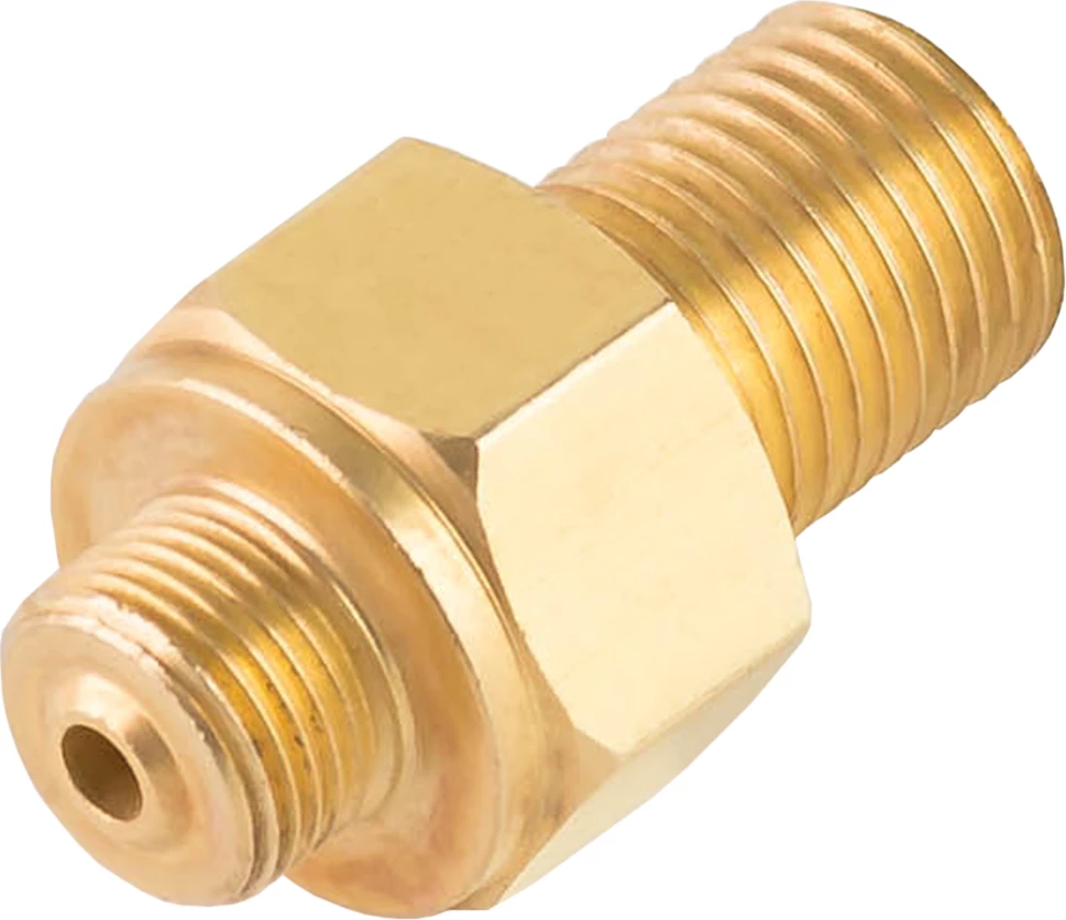 Regulator za turistične plinske jeklenke z 1,5 m cevjo, oranžen — Meva U4754-B