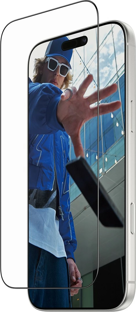 Zaščitno steklo za zaslon PanzerGlass za iPhone 17 Pro Max, črn okvir
