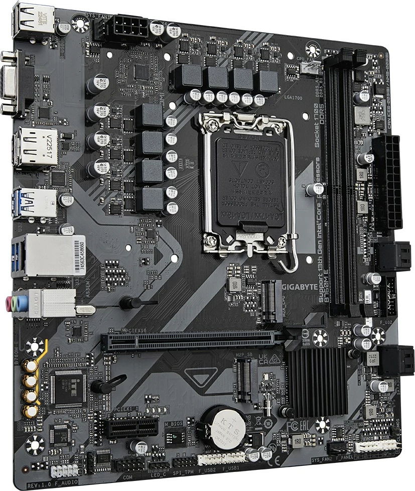 Plošča amë Gigabyte B760M E, Socket 1700, micro ATX