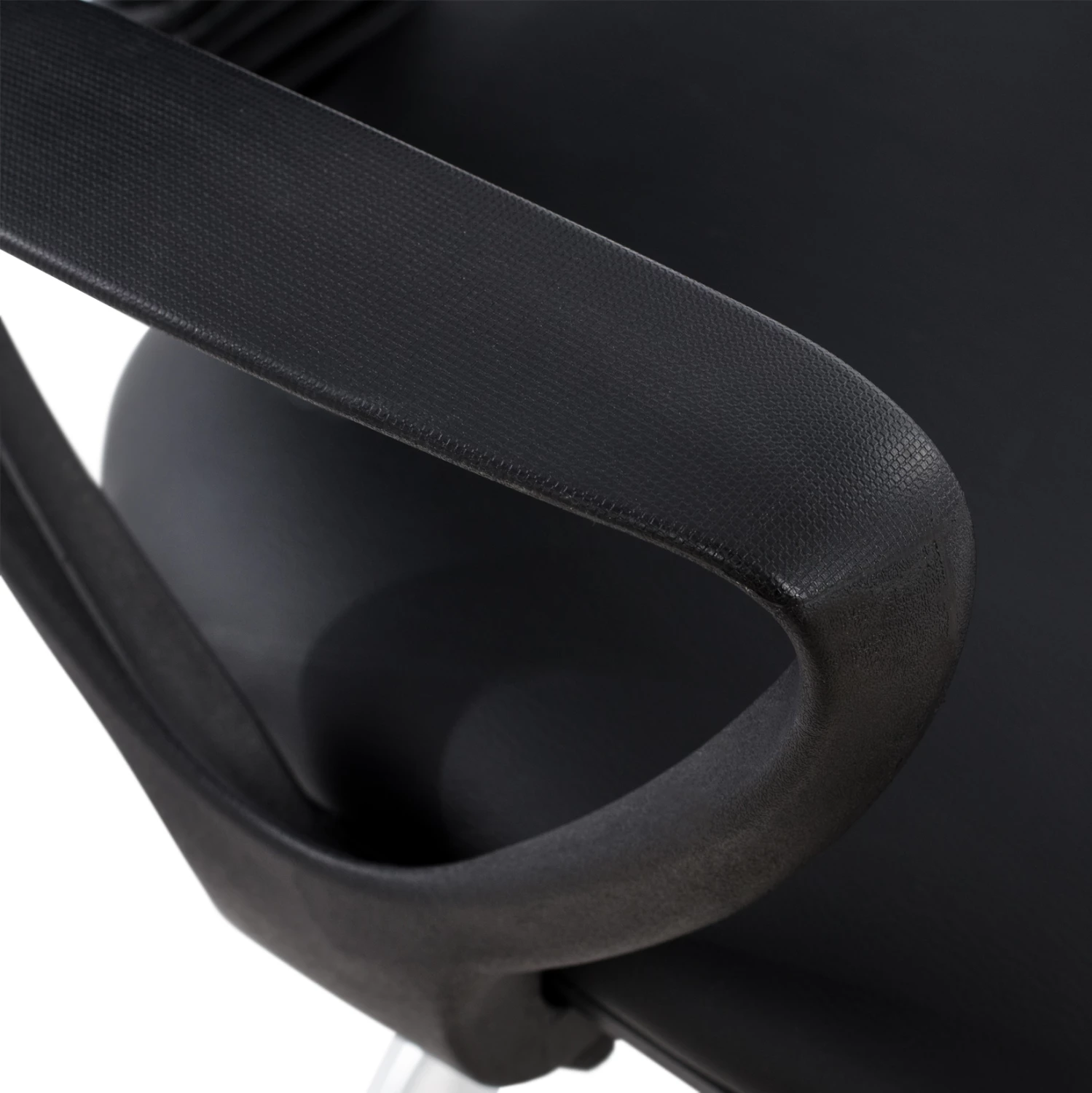 Pisarniški stol VEGAR FH1042.01 z obodno oporo za noge-visok sedež-črna 56,5x60x136Hcm