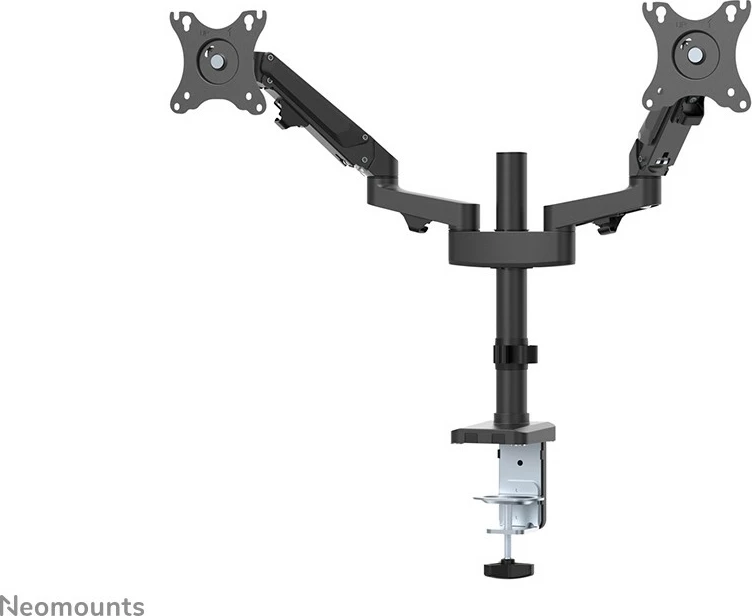Dvojni nosilec za monitor za mizo, Neomounts DS70-750BL2, Clamp/Grommet, 7 kg, 43,2 cm (17"), 68,6 cm (27"), 100 x 100 mm, črn