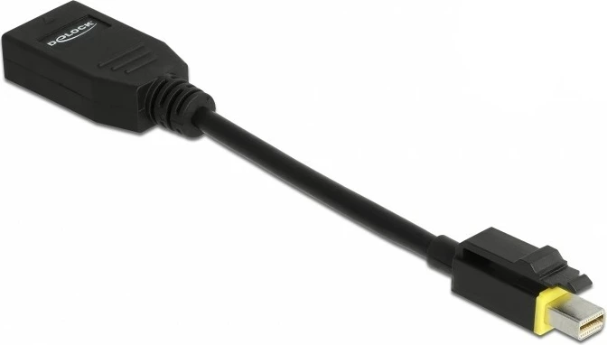 Kabel adapter Mini DisplayPort na DisplayPort DeLOCK 65978, 0,15 m, črn