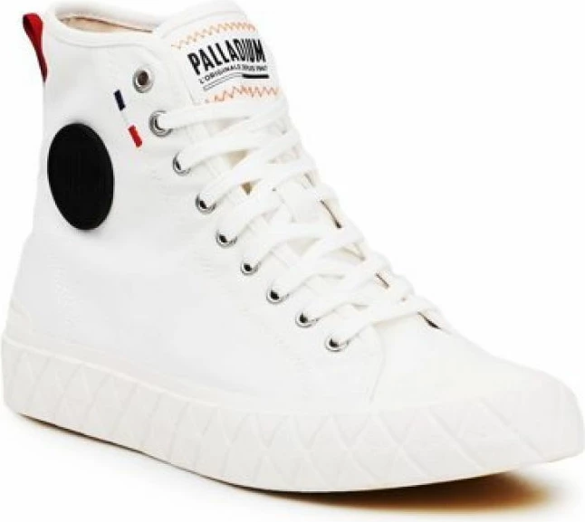 Visoke superge Palladium, bele, unisex
