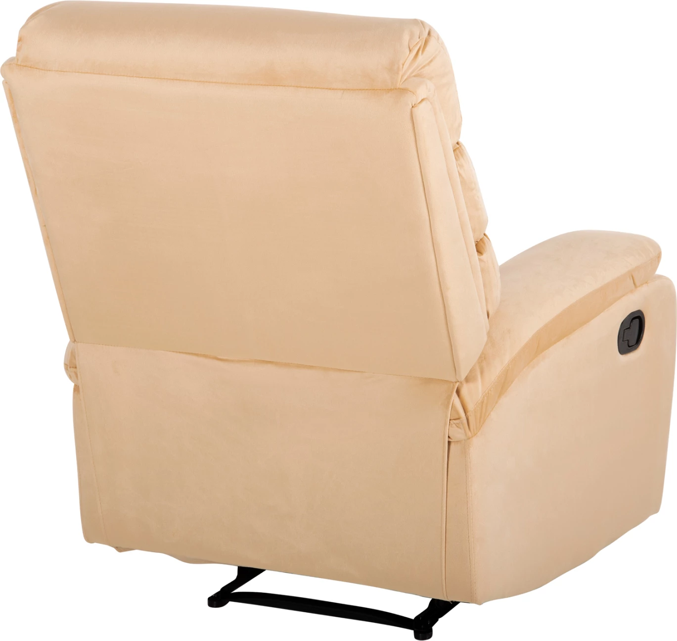 Masažni naslanjač v ecru barvi FH9784.05 ecru žamet 80x93x100H cm