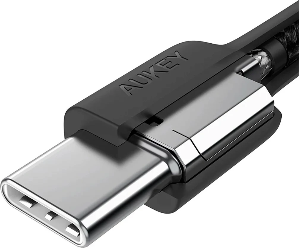 Kabel USB-C na USB-C, AUKEY CB-CD45, 0,9 m, 60 W, črn