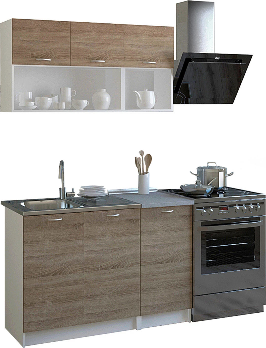 Kuhinjska enota melamin sonama-bela FH2438 46-29,2x120 cm