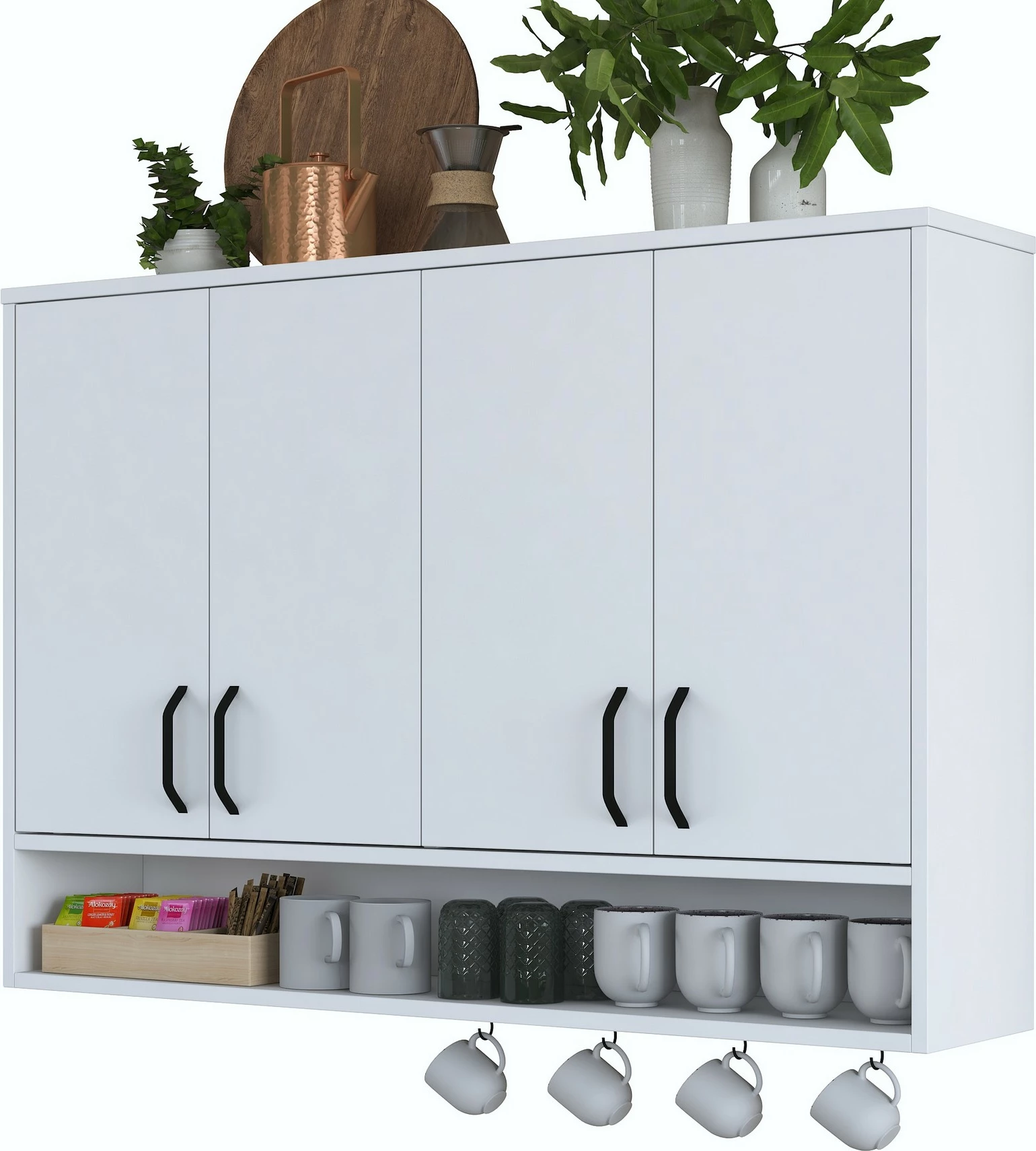 Stenska omarica Skye Decor JE199 - 3812, bela