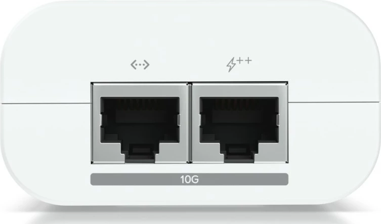 Adapter PoE++ 10 Gigabit Ethernet, 54 V, bel — Ubiquiti UACC-PoE++-10G