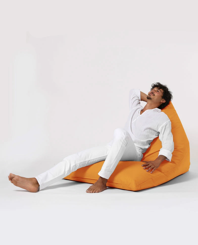 Puf za vrt, oranžen, Pyramid Big Bed, Atelier del Sofa