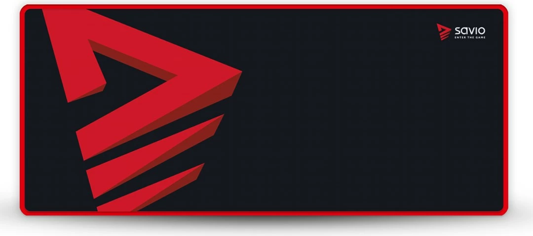 Podloga za miško za igranje Turbo Dynamic L, Savio, črna