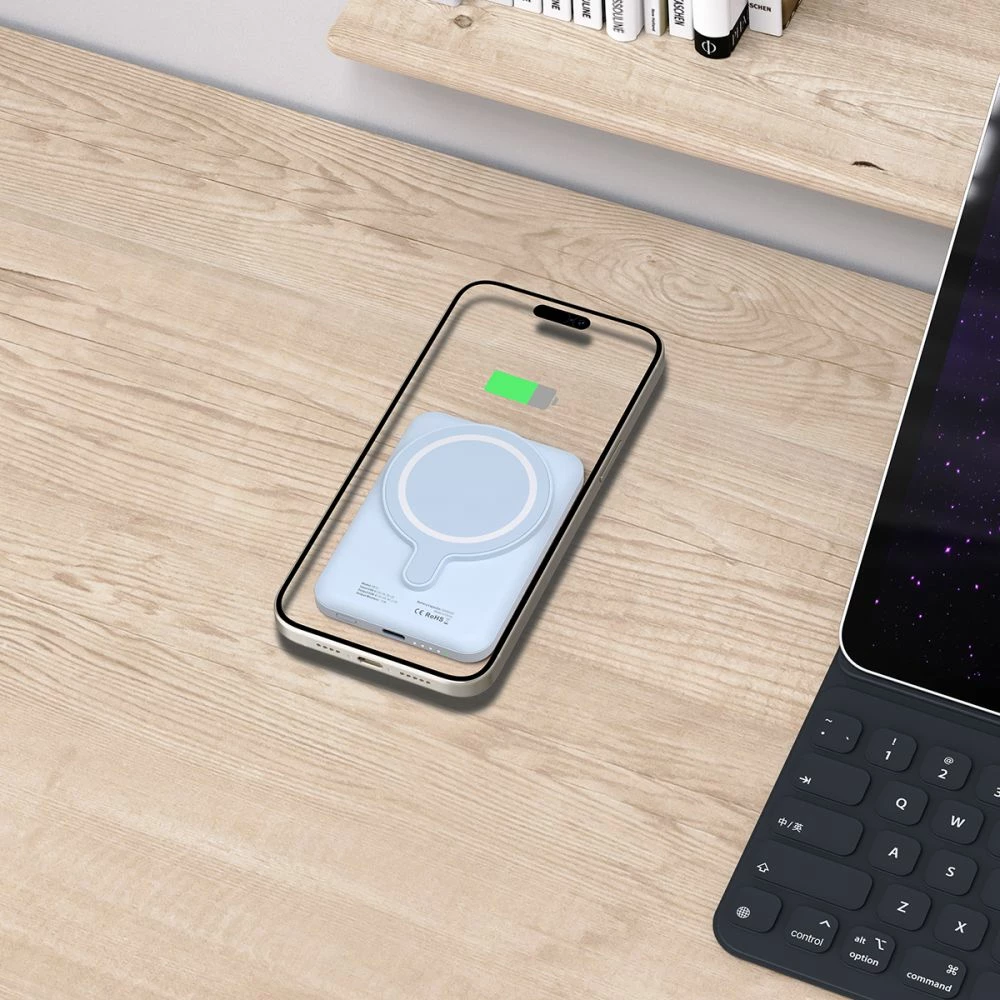 Powerbank 5000 mAh Tech-Protect LifeMag PB10, MagSafe, USB-C, moder