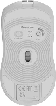 Brezžični igralni miš Genesis Zircon 500, bela