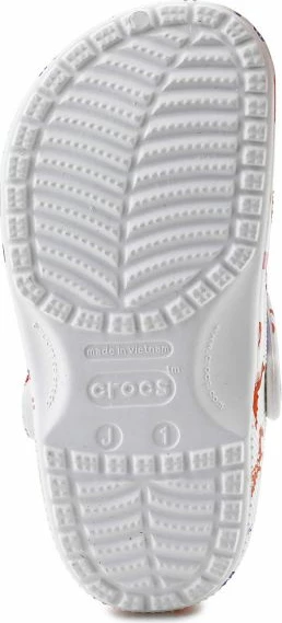 Otroške natikače z enorogom Crocs, bele