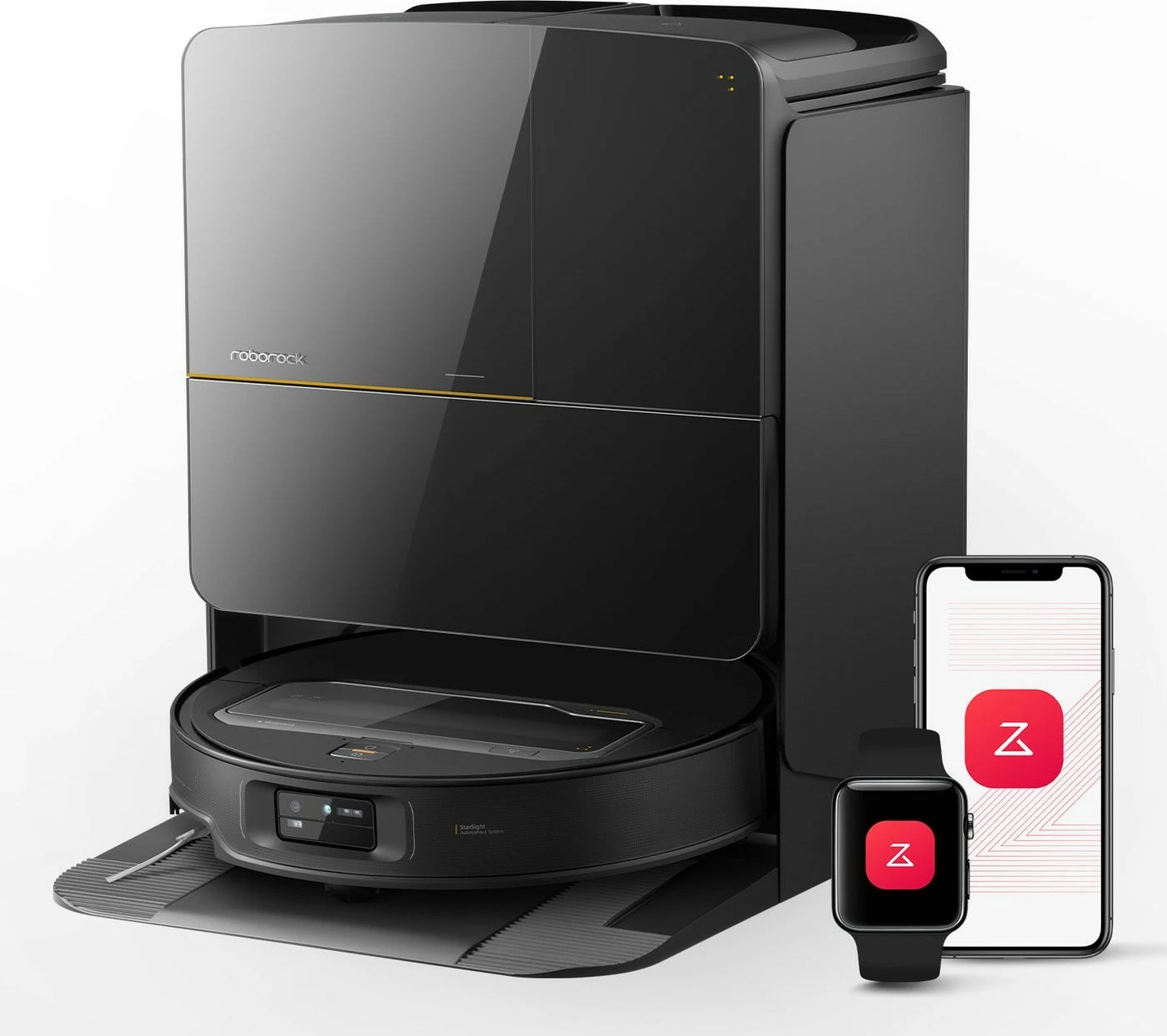 Robot-pometalnik Roborock Saros Z70, 6400 mAh, 22000 Pa, črn