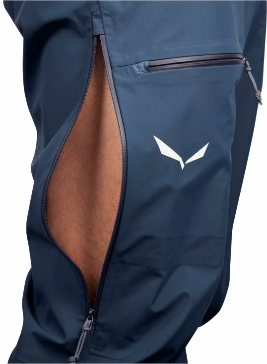 Dolge hlače za moške Salewa, črne