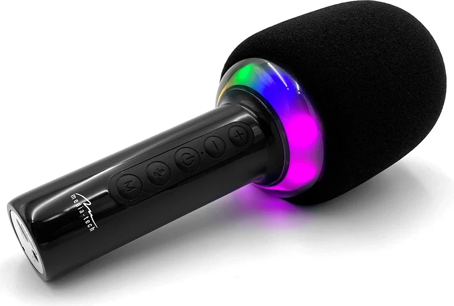Karaoke mikrofon Media Tech MT399 z Bluetooth, črn