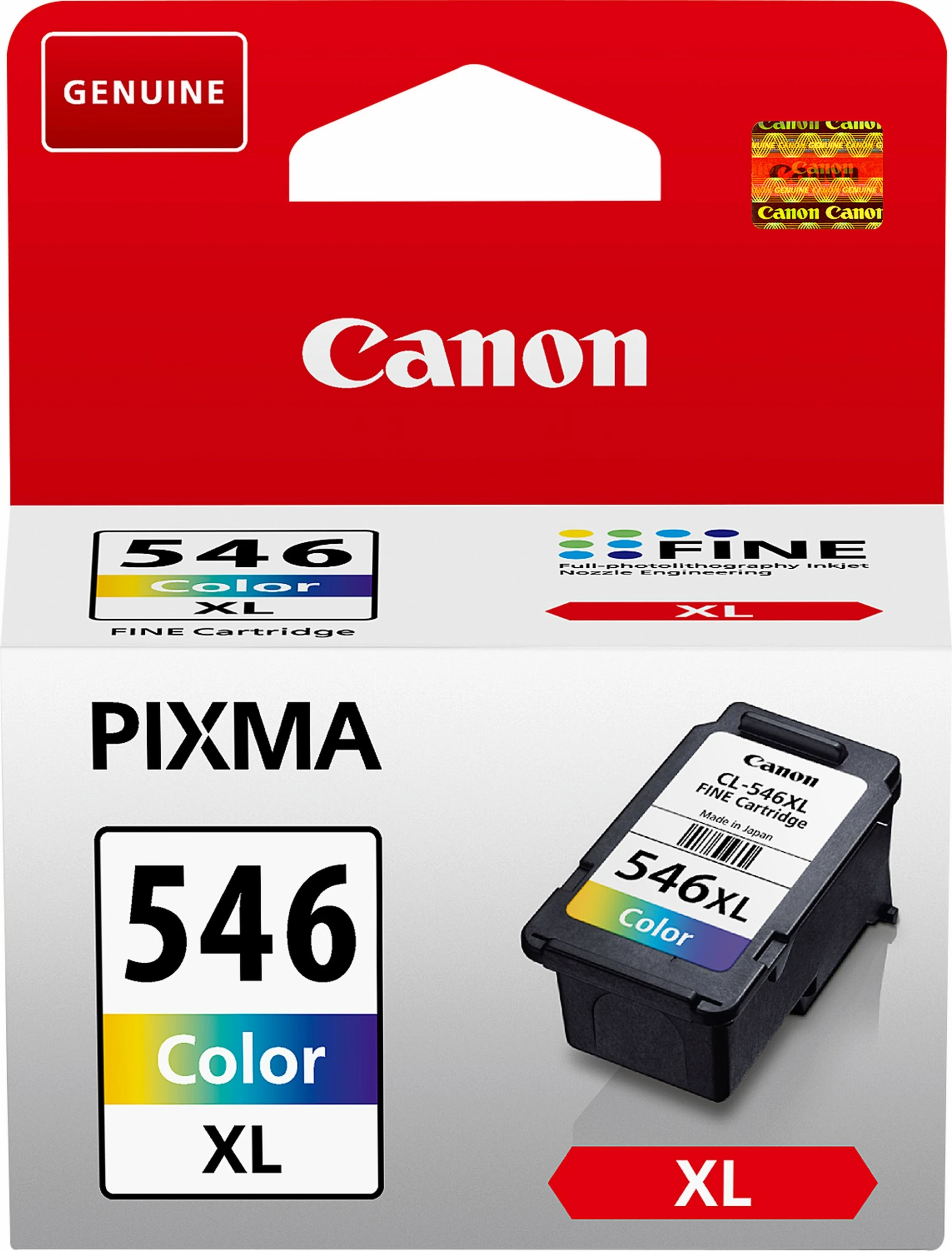 Kartridž barv Canon CL-546XL, visok izkoristek, cijan, magenta, rumena