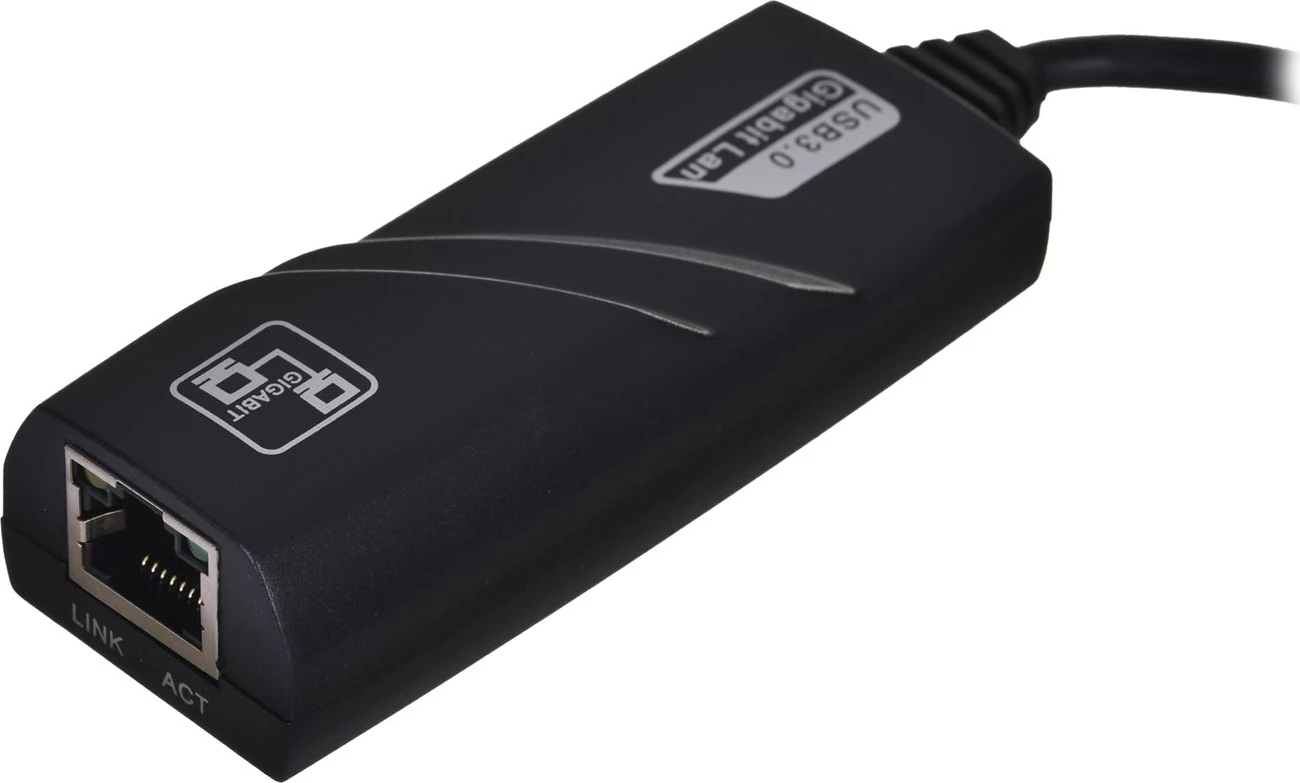 Omrežni USB vmesnik Akyga, 1000 Mbit/s, črn