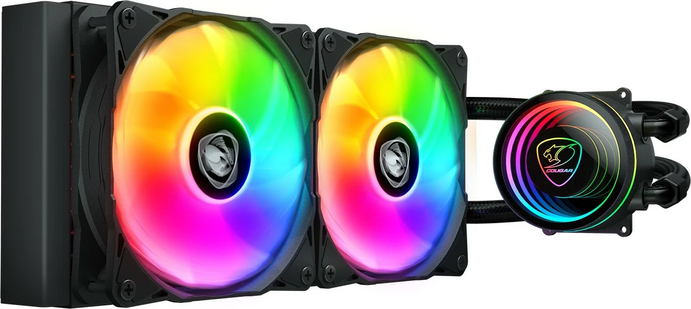 Vodeno hlajenje CPU Poseidon Elite 240, ARGB, črno, Cougar