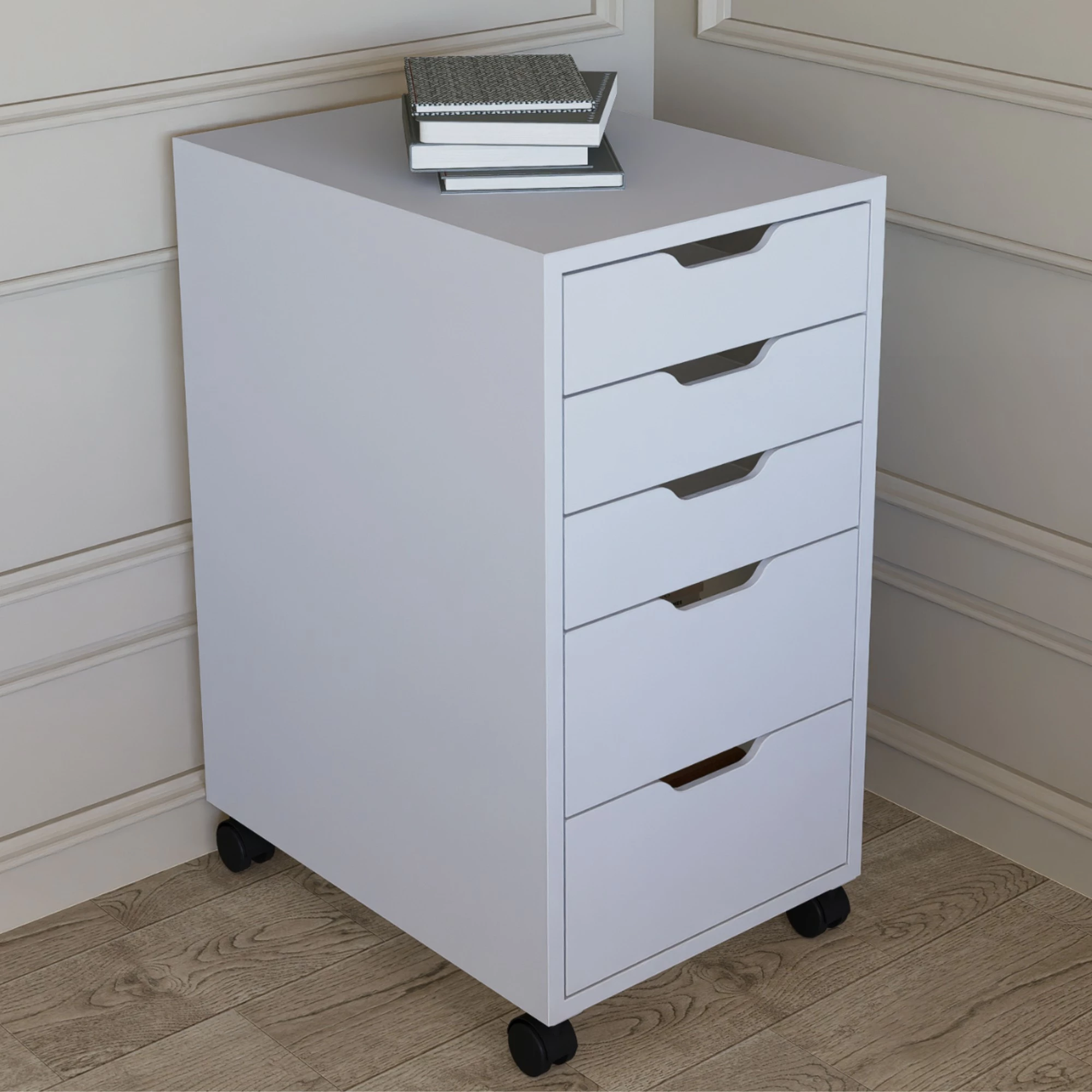 Elegantna komoda Skye Decor Duru 1600-48, bela