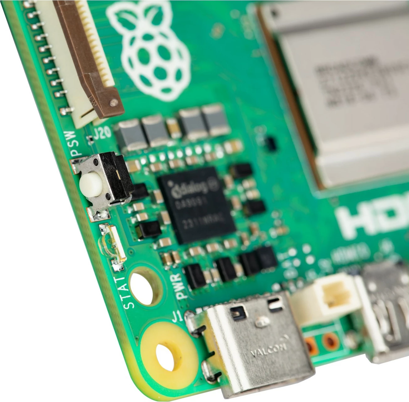 Mini računalnik Raspberry Pi 5, 16GB RAM, ARM Cortex-A76, zelen