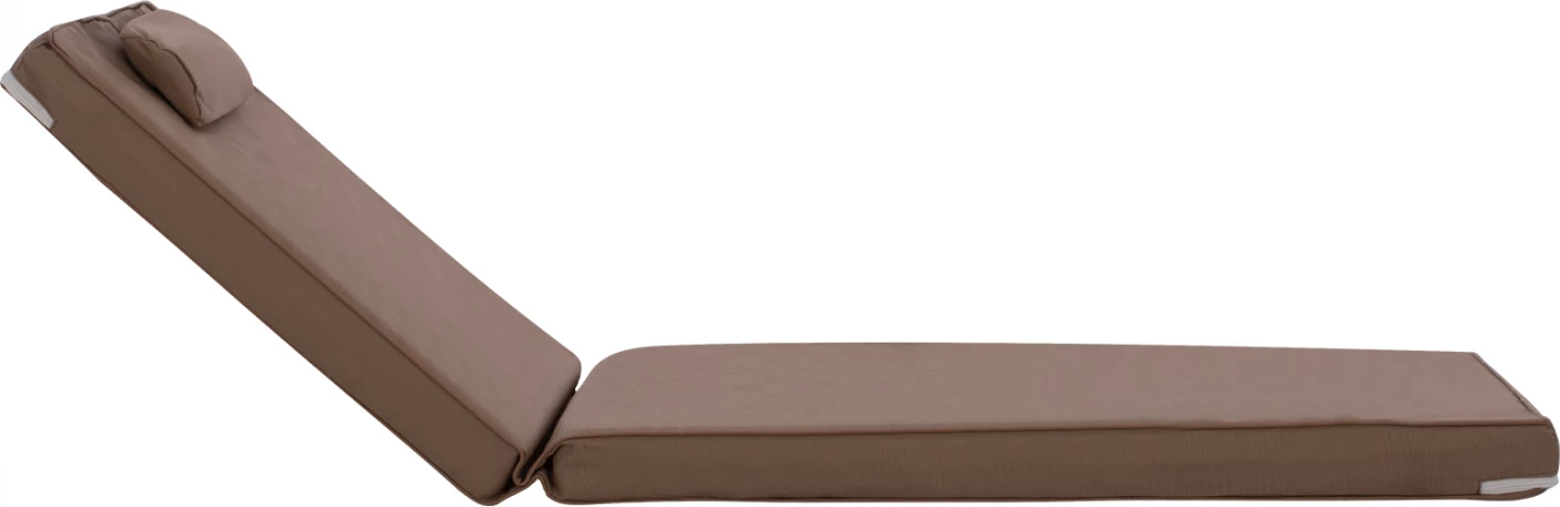 Blazina za ležalnik Textilene 600gr/m2 2x1 Sifnos moka FH11237.04T 194x70x11 cm