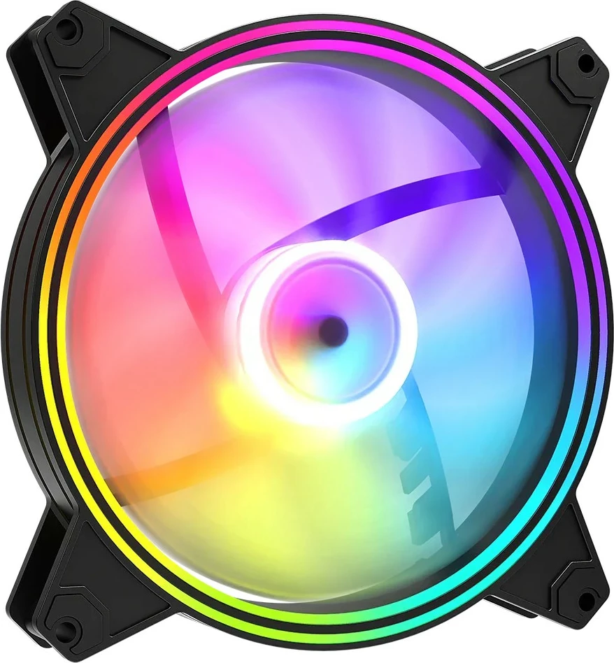 ARGB ventilator MODECOM FAN-APEX-140S-ARGB-100, 140 mm, črn