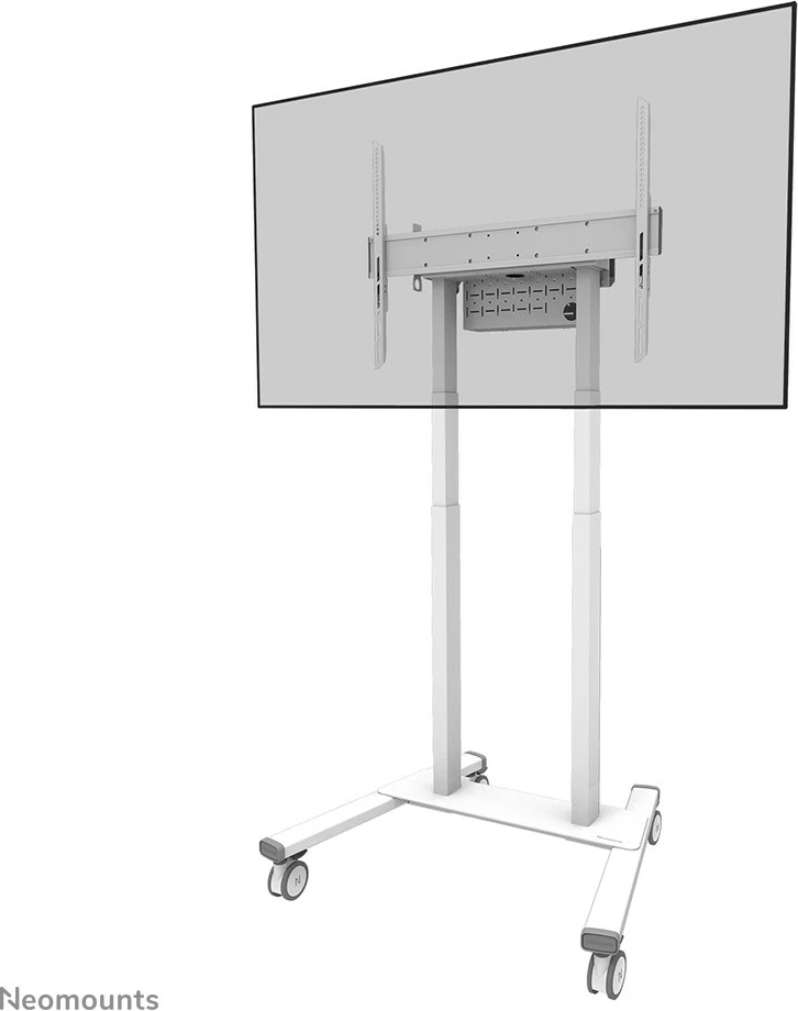 Motorni nosilec za TV Neomounts FL55-875WH1, za zaslone 55-100 in, bel