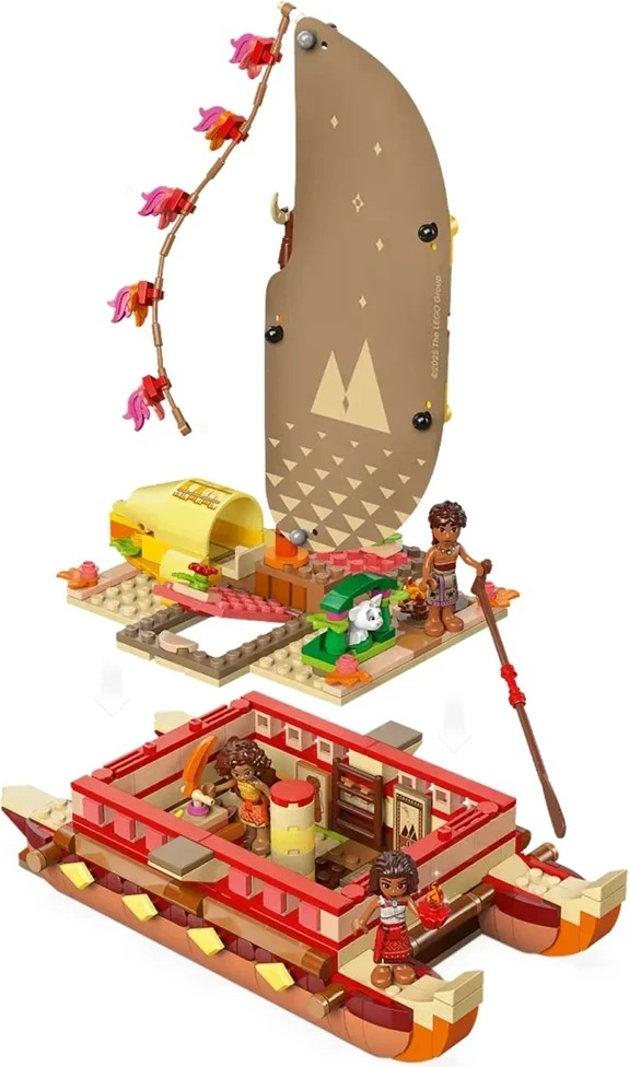 Kanoa za avanturo Moana, LEGO Disney 43270