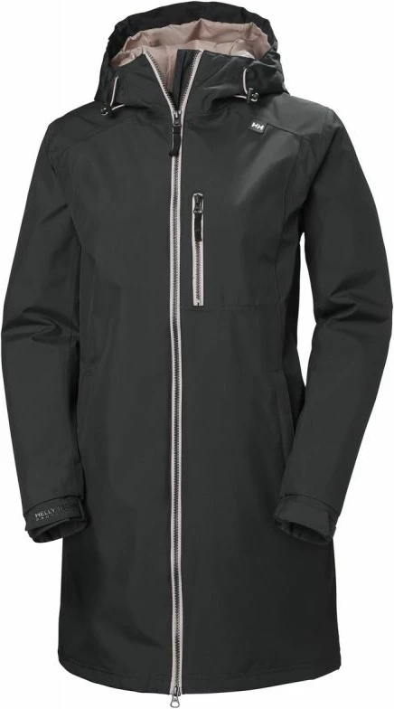 Dolga jakna za ženske Helly Hansen, črna