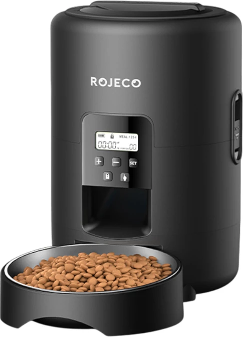 Samodejni hranilec hrane Rojeco RWSQZDTAJ-2L, 2 L, črn