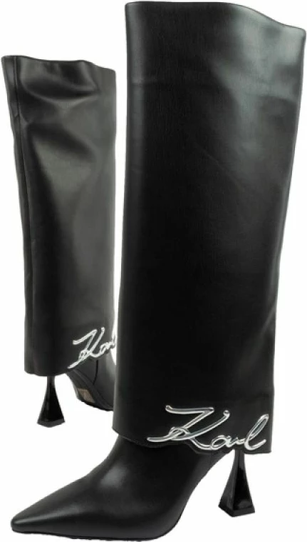 Čizme Karl Lagerfeld, ženske, črne