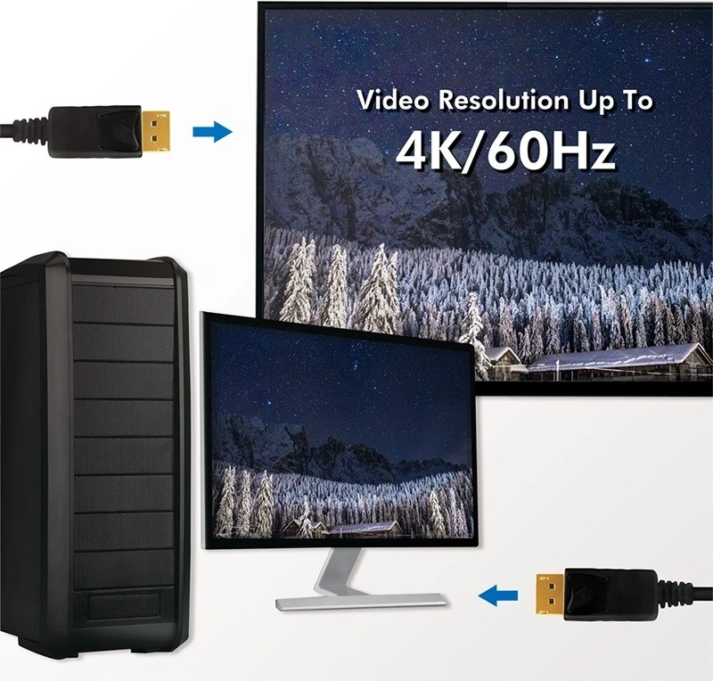 DisplayPort kabel 2,0 m LogiLink
