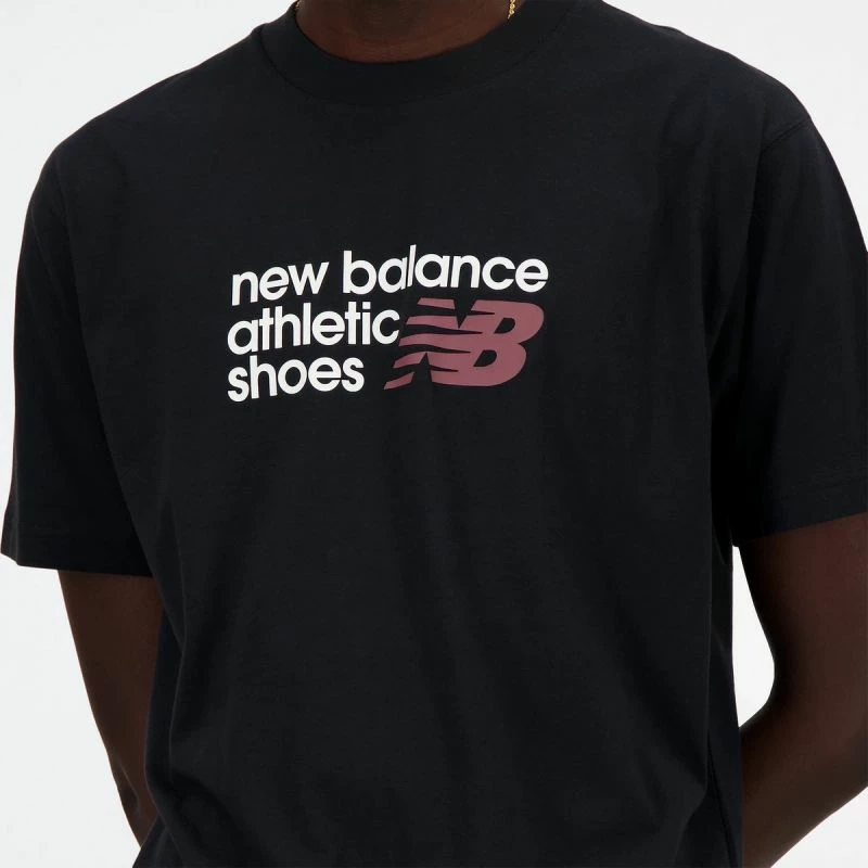 Majica za moške New Balance, črna