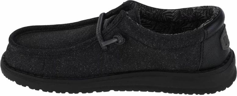 Čevlji za fante Hey Dude Wally Youth Basic Jr 40041-001, črni