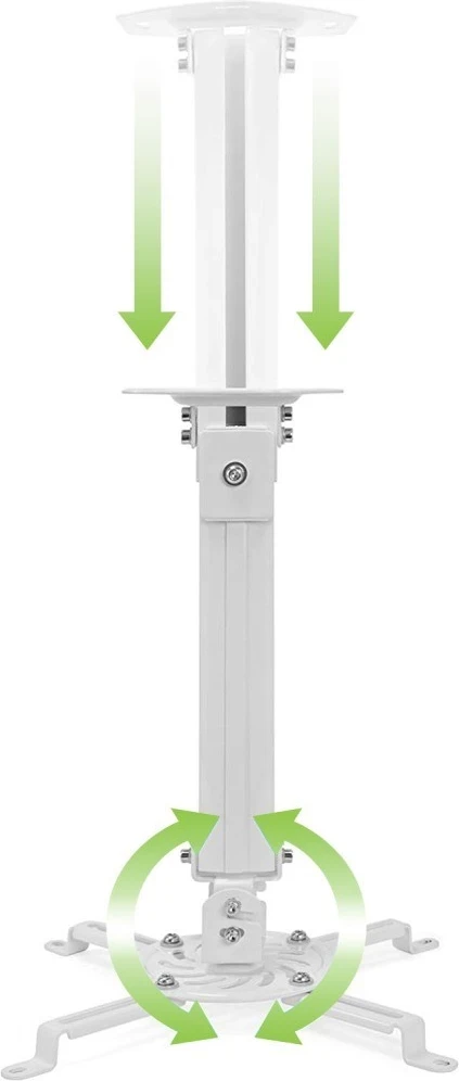 Nosilec za projektor Techly, 545–900 mm, siv