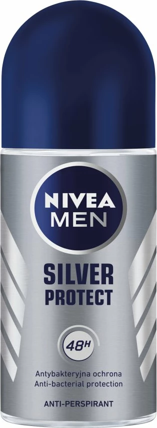 Dezodorant roll-on, Nivea Men Silver Protect, 50 ml
