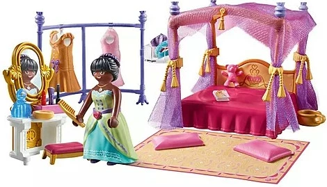 Igralni set Princesina soba z omaro, 57 kosov, Playmobil Princess Magic 71847