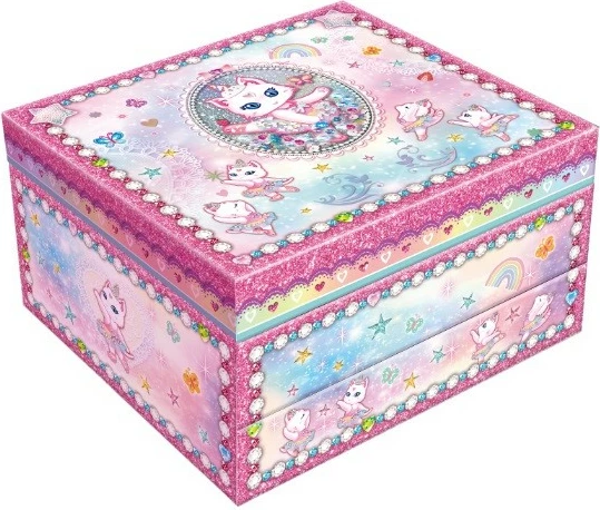 Set štampiljk Ballet Cat, Pulio Pecoware, z dekorativno škatlo, za deklice