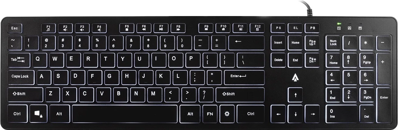 Žična tipkovnica Accura Artesia ACC-K1408, črna