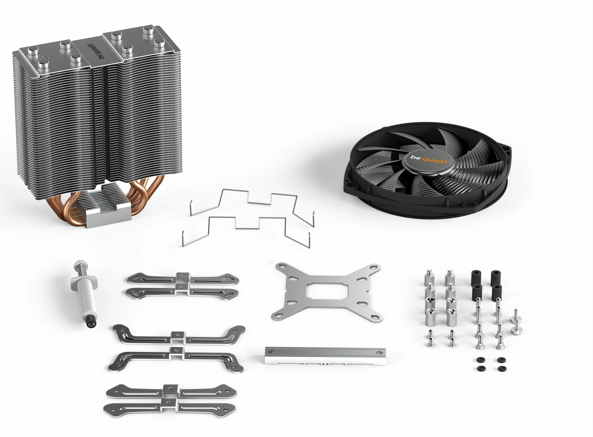 Hladilnik CPU be quiet! Shadow Rock Slim 2, 13,5 cm, 1400 RPM, 11,5 dB - 23,7 dB, aluminij, baker, črn