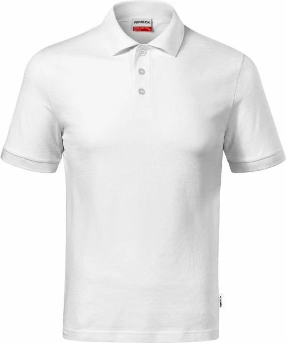 Bela polo majica Rimeck za moške