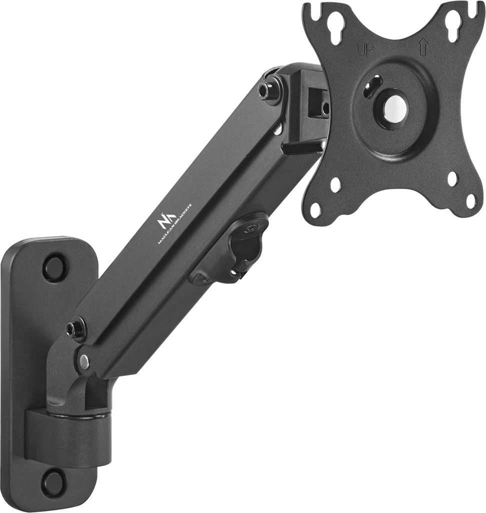 Nastavek za monitor z plinsko vzmetjo Maclean MC-458, 17–27 in, črn